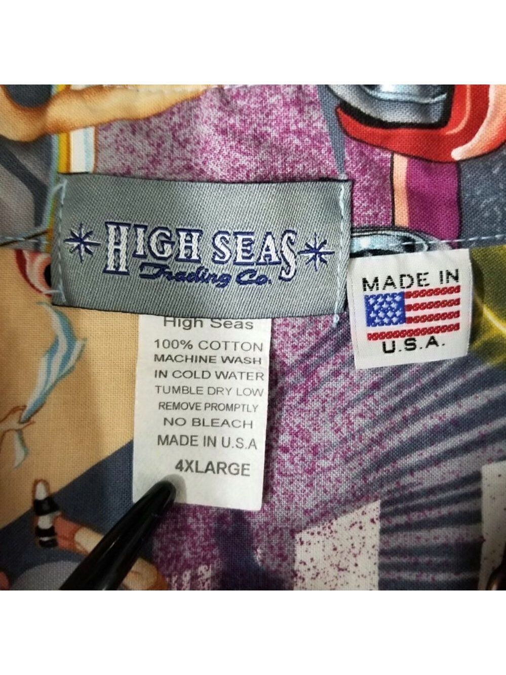 VTG High Seas Trading Co Phils Drive-In S/s Shirt - Picture 11 of 12
